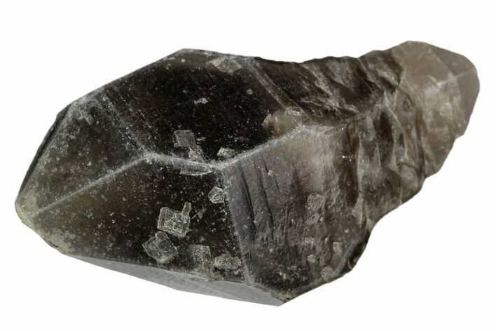 Double-Terminated Smoky Quartz Crystal - Tibet #128609